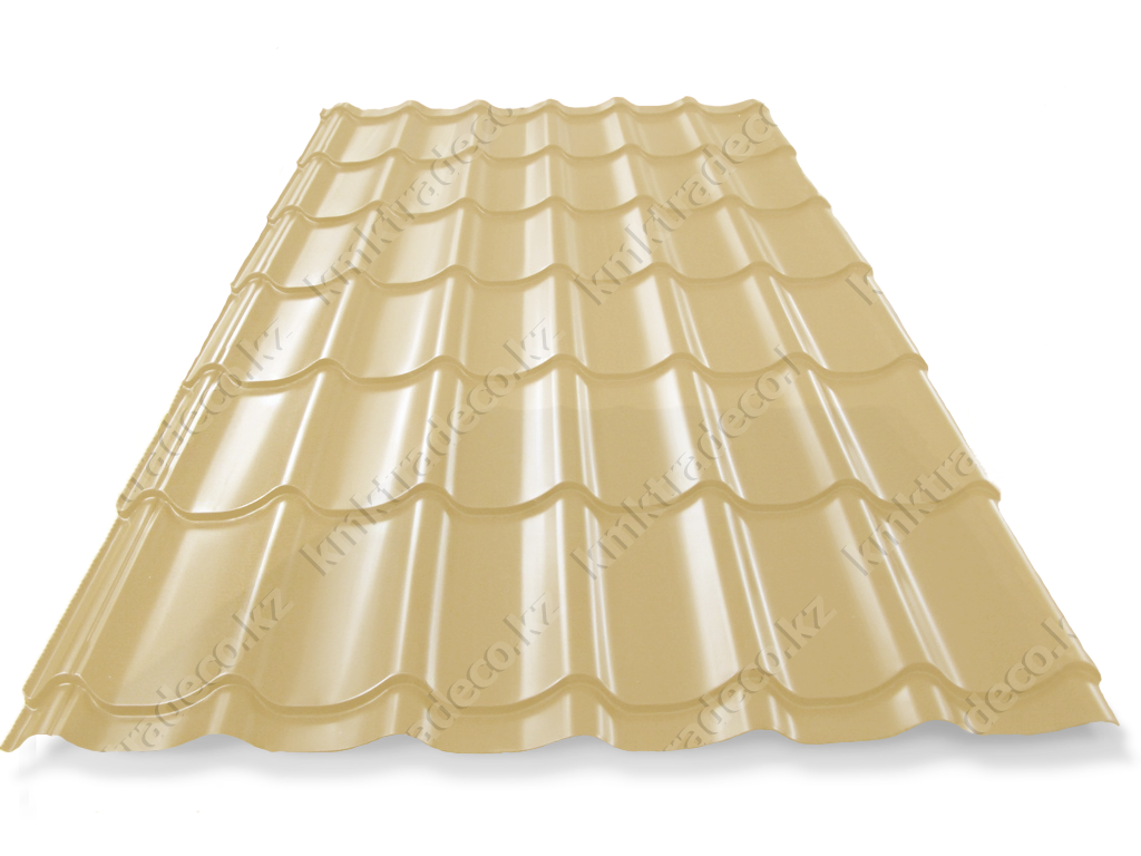 Металлочерепица Супермонтеррей Полиэстер 0.4 RAL 1014