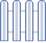 Металлический штакетник